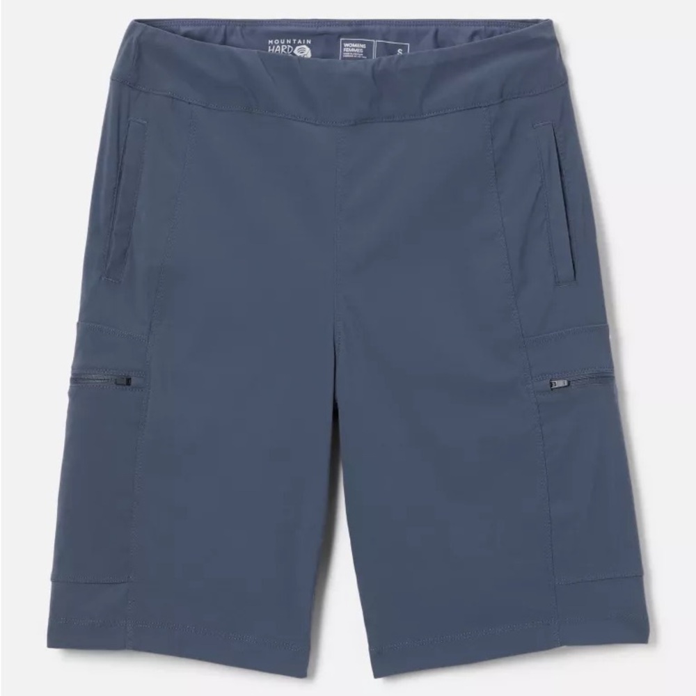 Mountain Hardware DYNAMA HIGH RISE BERMUDA SHORT - Large - 9” inseam-blue slate